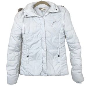 O’Neill White Puffer Jacket Size S